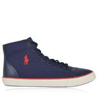 polo ralph lauren kelsey canvas trainers