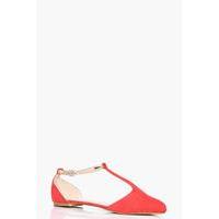 pointed t bar ballet red