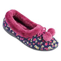 Pom Pom Ballerina Slippers