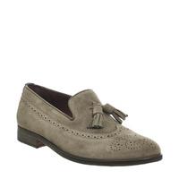 Poste Fragola Tassel Loafer MUSHROOM SUEDE