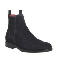 Poste Cappuccino Chelsea Boot NAVY SUEDE