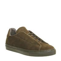 Poste Elliot Low Sneaker KHAKI NUBUCK