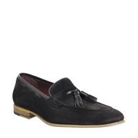 poste fabio tassel loafer chocolate suede