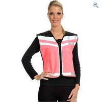 polite air hi vis waistcoat size xl colour pink