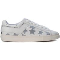 Pony Sneaker in white leather with printed silver stars women\'s Trainers in white