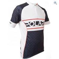 polaris venom scale cycling jersey size m colour white and black
