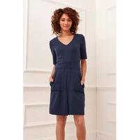 Polly Ponte Utility Dress