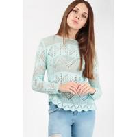 POINTELLE LONG SLEEVE JUMPER