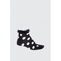 POLKA DOT FRILL SOCK