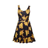 Pokémon Women\'s Black Dress With All Over Pikachu - Black - XL