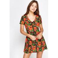 Poppy Print Swing Dress