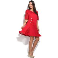 Pomme Rouge Tunic VICTORIA women\'s Dress in red
