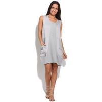 pomme rouge tunic adele womens dress in grey