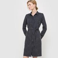 polka dot shirt dress