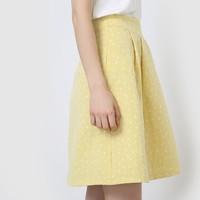 Polka Dot Jacquard Skirt