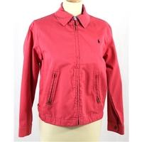Polo by Ralph Lauren Size M Coral Pink Lightweight Cotton Jacket