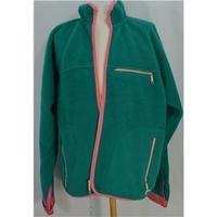 Polar plus, Size XL, green, zip-up casual jacket