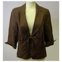 Portfolio (M&S) - Size: 10 - Brown Smart jacket