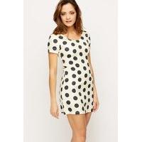 Polka Dot Mini Dress