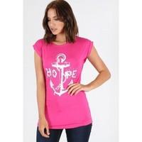 Poppy HOPE Turn Up Sleeve T Shirt