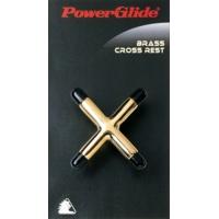 Powerglide Brass Cross Cue Rest