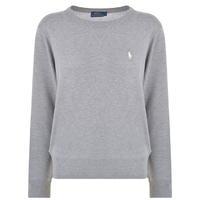 polo ralph lauren logo crew sweatshirt