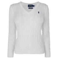 polo ralph lauren kimberly v neck jumper