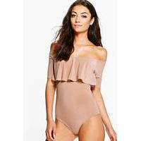 poppy slinky off the shoulder body mocha