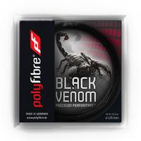 Polyfibre Black Venom Tennis String Set - 1.25mm