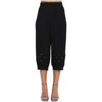 pomme rouge short pants pamela womens cropped trousers in black