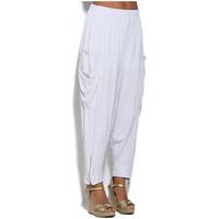 pomme rouge short pants clove womens trousers in white