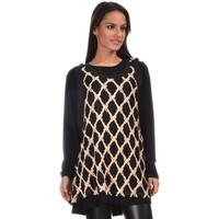 pomme rouge tunic nadine womens tunic dress in black