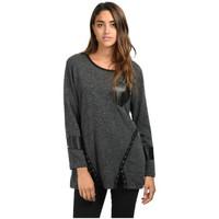 pomme rouge top leonie womens blouse in grey