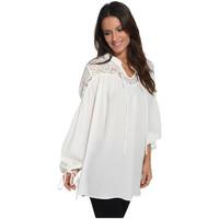 Pomme Rouge Blouse FIONA women\'s Shirt in white