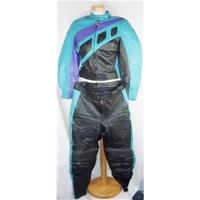 Polo Sports - size 14 - turquoise/purple/black - motorcycle suit