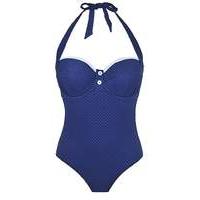 pour moi waffle padded underwired suit