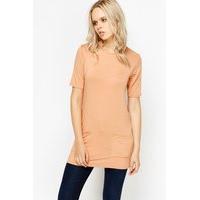 Pocket Front Long Line Top