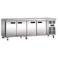 polar 4 door counter fridge 449 ltr