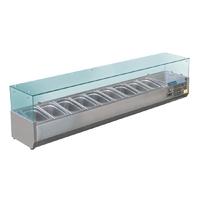 polar refrigerated servery topper 9x 13gn