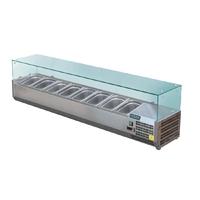 polar refrigerated servery topper 8x 13gn
