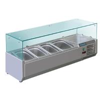 polar refrigerated servery topper 4 gn