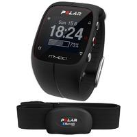 polar m400 gps heart rate monitor black
