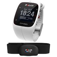 Polar M400 GPS Heart Rate Monitor - White