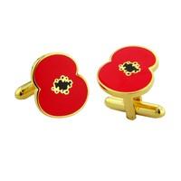 Poppy T-Bar Cufflinks