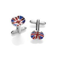 poppy collection union flag cufflinks