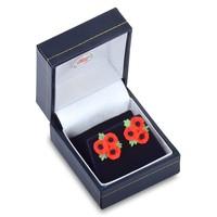 poppy trio ceramic stud earrings