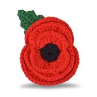 Poppy Collection Crochet Brooch