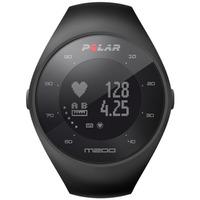 polar m200 gps heart rate monitor running sports watch black