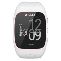 polar m430 gps running watch with heart rate white
