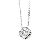 Ponte Vecchio 18ct White Gold 0.21ct Cluster Pendant